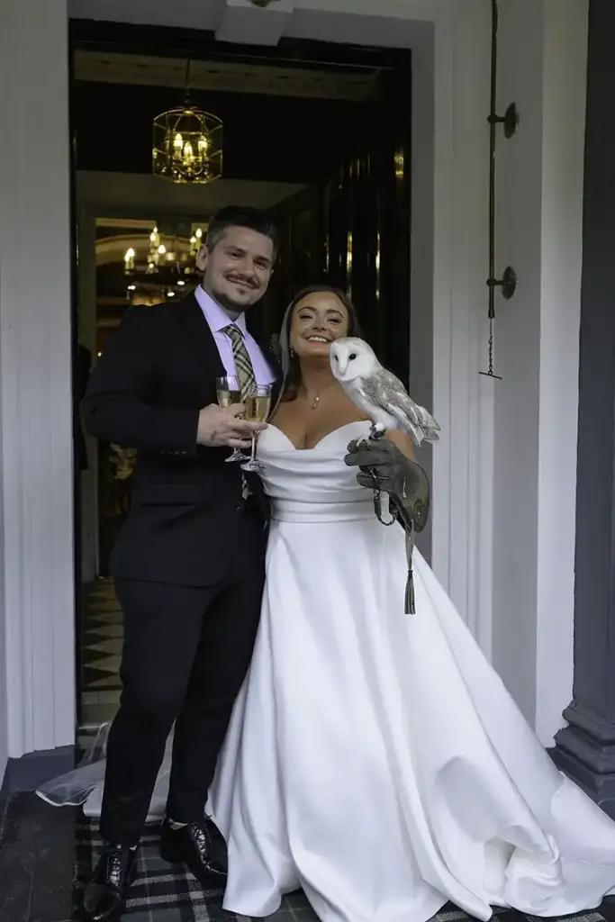 Auchen Castle Wedding Photographer - Stephanie & Anthony