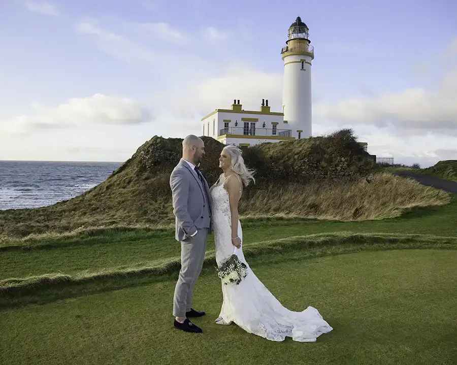 Wedding Photography Ayrshire - Turnberry Lighthouse